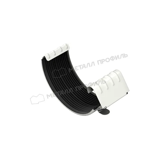 Соединитель желоба МЕТАЛЛ ПРОФИЛЬ Foramina PUR D125 Ral 9010