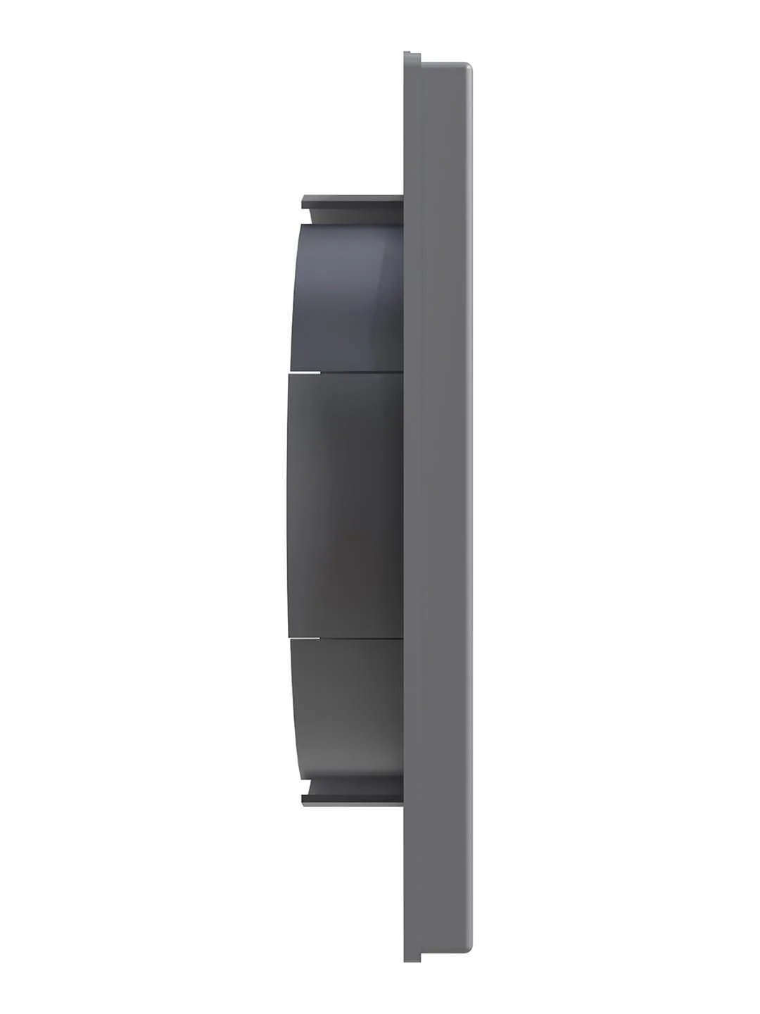 Выход стенной КФ фланец D150/160 жалюзи 190х190 ASA Gray ERA