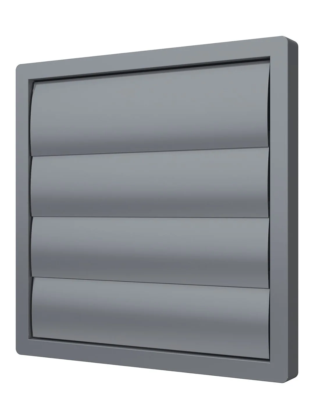 Выход стенной КФ фланец D200 жалюзи 242х242 ASA Gray ERA