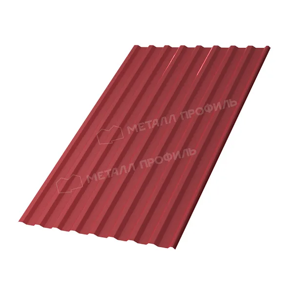 Профлист МЕТАЛЛ ПРОФИЛЬ МП-20x1100-R Металл Профиль (VikingMP-01-3011-0,45), RAL3011 Коричнево-красный