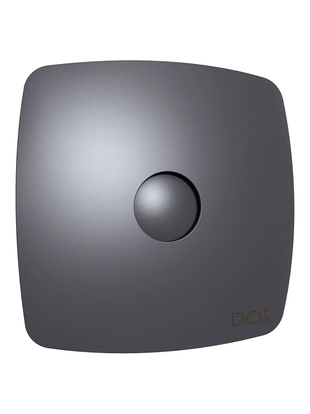 Вентилятор накладной RIO D100 обратный клапан Dark gray metal DICITI