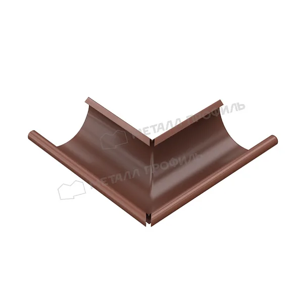 Угол желоба наружный МЕТАЛЛ ПРОФИЛЬ Foramina PUR D125 Ral 8017