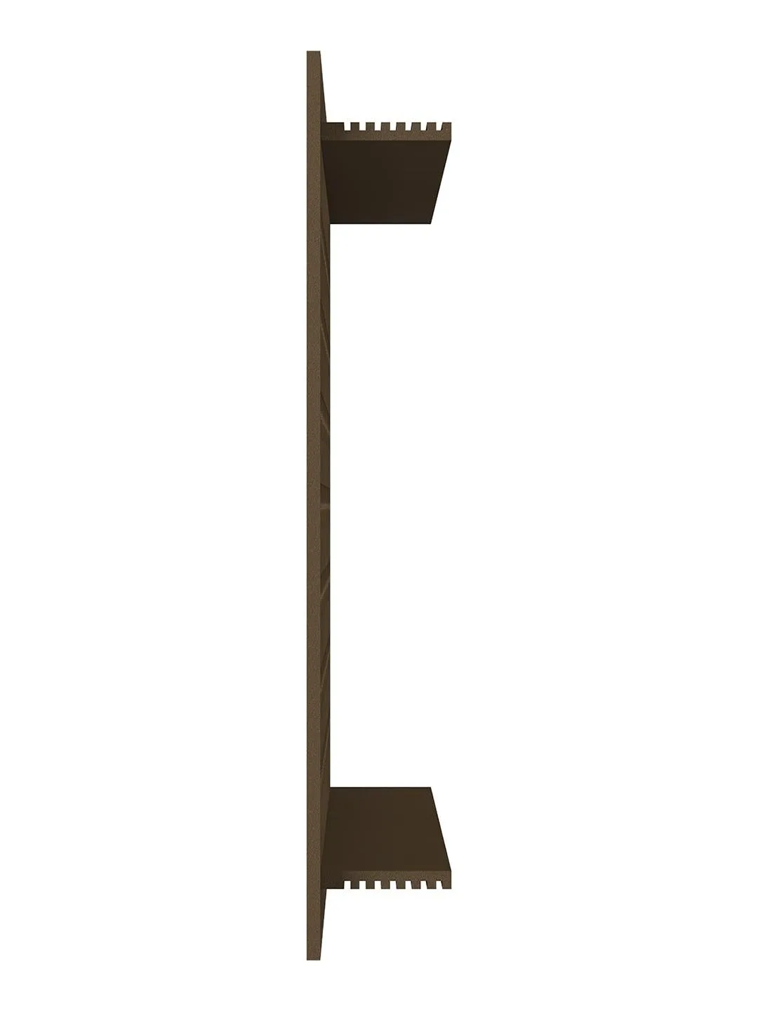 Решетка вентиляционная DP AL сетка переточная 480х100 алюминий Dark bronze ERA