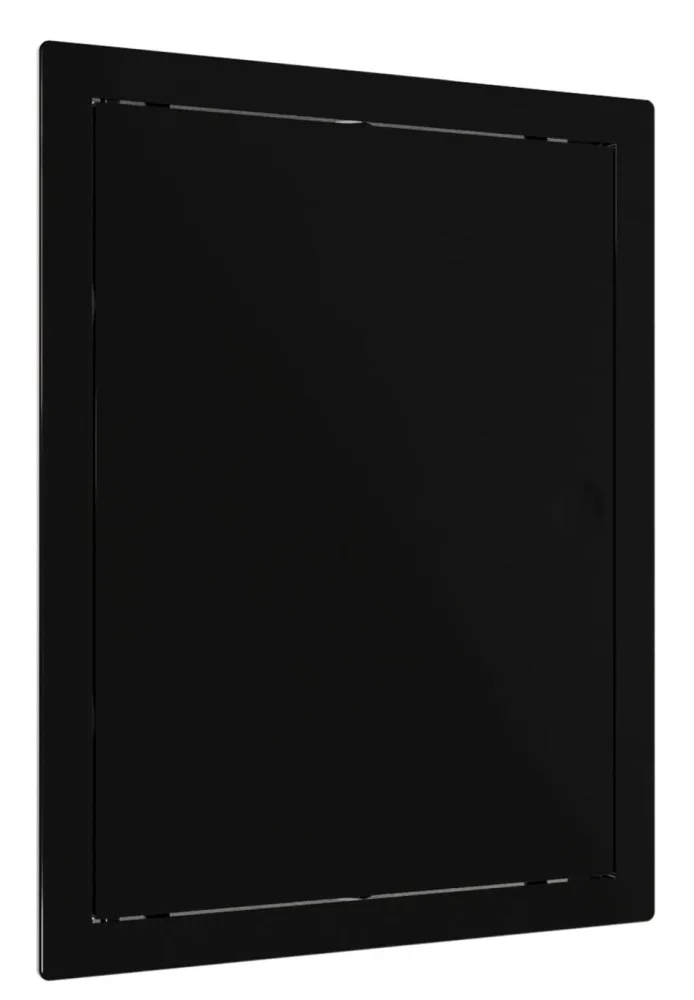 Люк ревизионный LN фланец 150х200 нажимной 172х222 пластик Black EVECS
