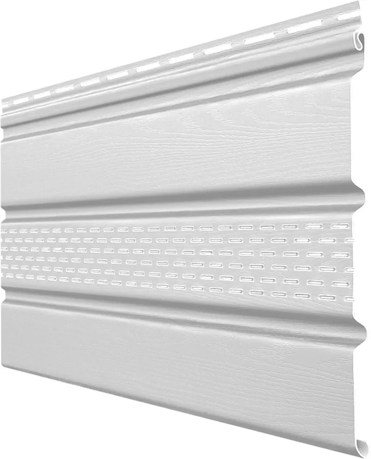 Софит (Т3) Classic Grand Line частично перфорированный белый (3,0м)