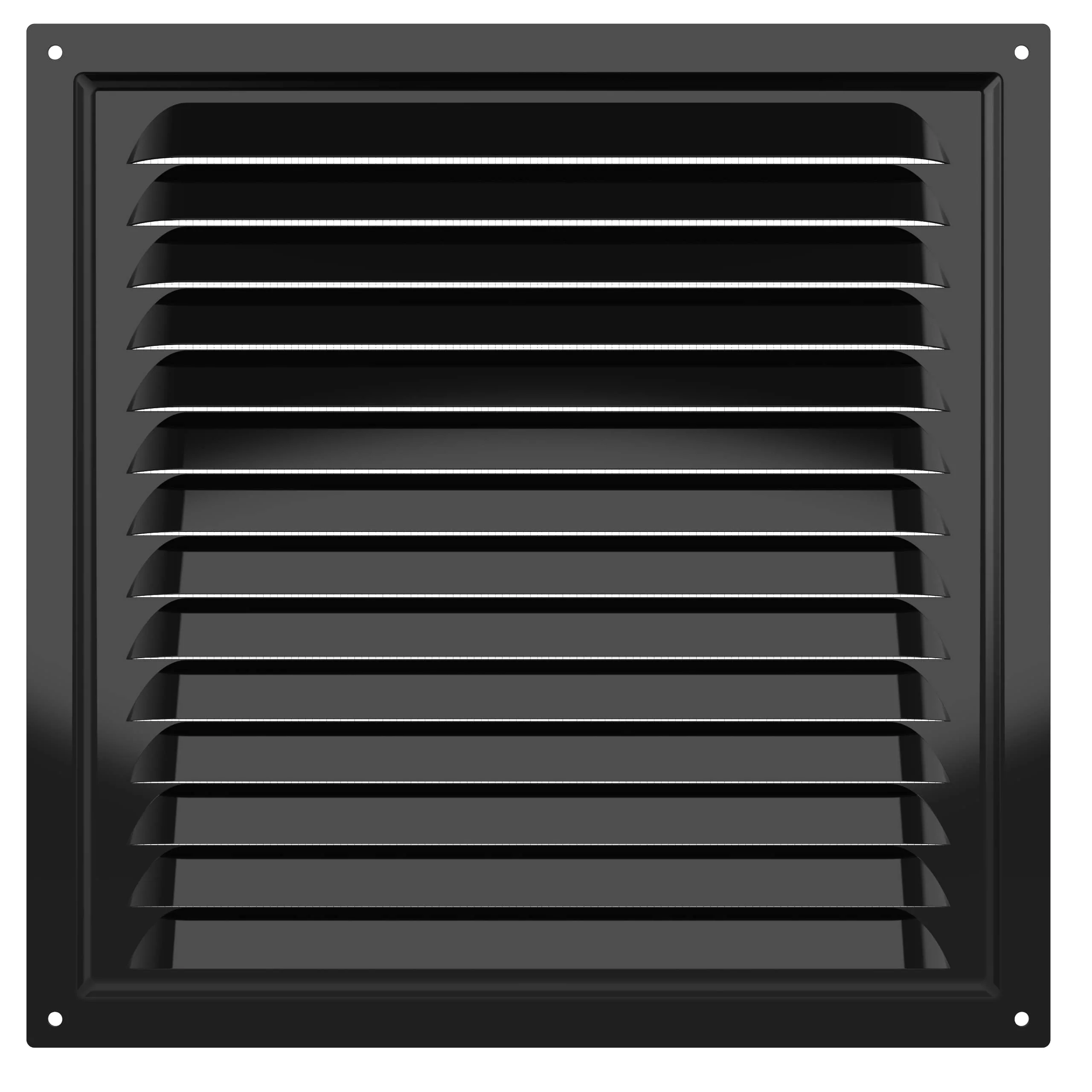 Решетка вентиляционная МЭ сетка 250х250 окрашенная сталь Black ERA