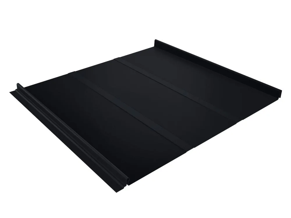 Кровля фальцевая Кликфальц Line Grand Line 0,5 Velur RAL 9005 черный