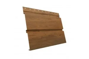 Сайдинг Квадро брус 0,45 Print Twincolor РФ Golden Wood
