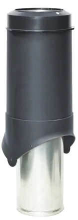 Выход вентиляции Krovent Pipe-VT 150 is черный