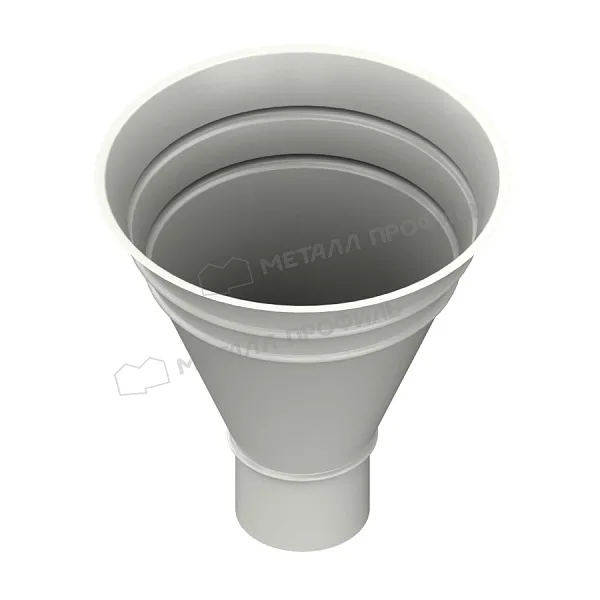 Воронка водосборная МЕТАЛЛ ПРОФИЛЬ Foramina PUR D100/300 Ral 9010