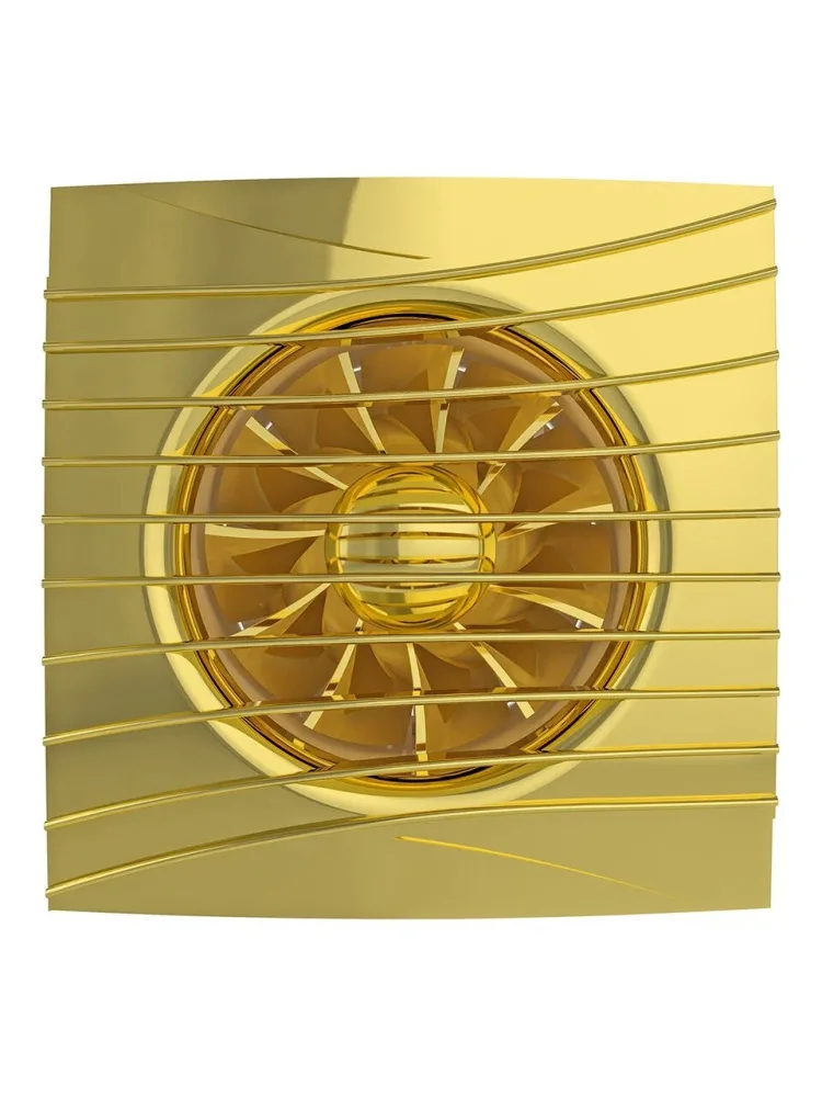 Вентилятор накладной SILENT D100 обратный клапан Gold DICITI