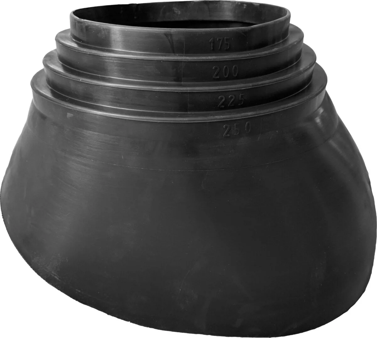 Ворот резиновый XL Vilpe (175-250мм) черный