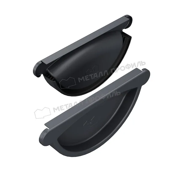 Заглушка желоба МЕТАЛЛ ПРОФИЛЬ Foramina PUR D150 Ral 7024