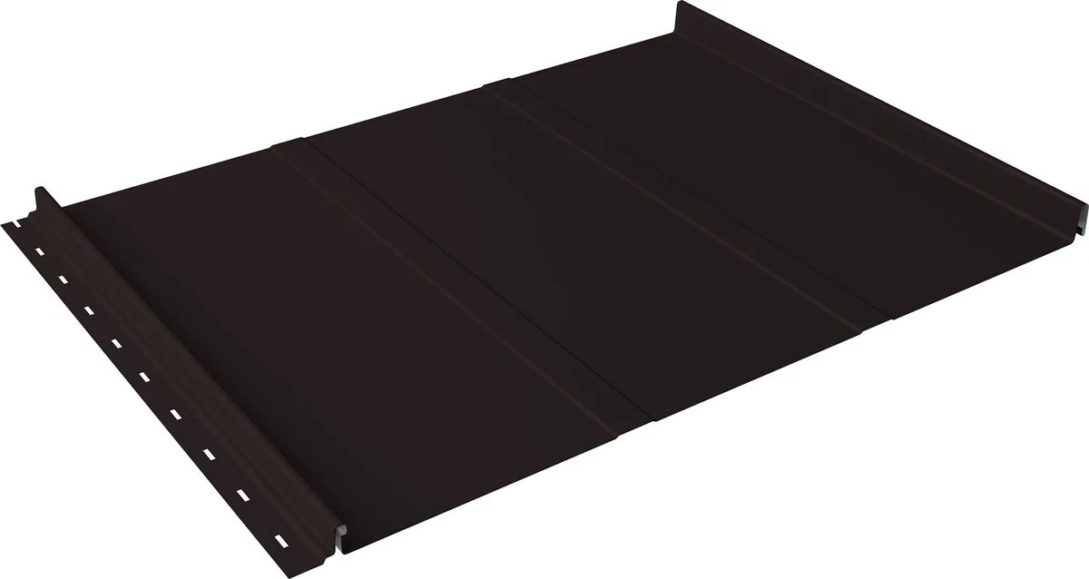 Кликфальц Лайн Grand Line 0,45 Drap СТ с пленкой на замках RAL 9005 черный