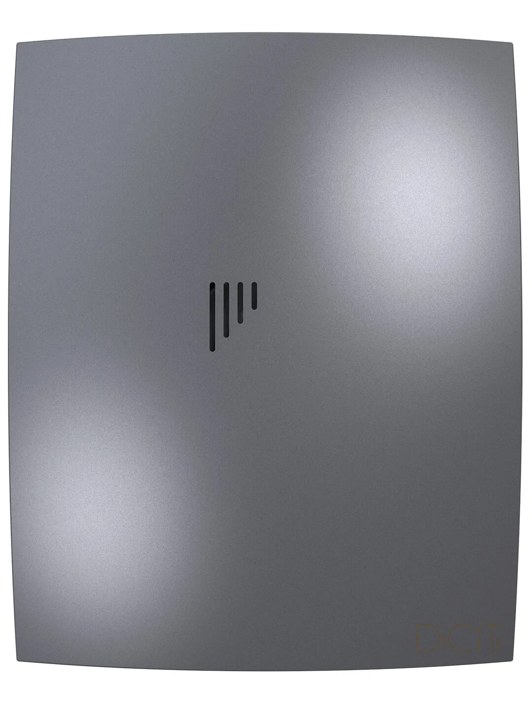 Вентилятор накладной BREEZE D125 обратный клапан Dark gray metal DICITI
