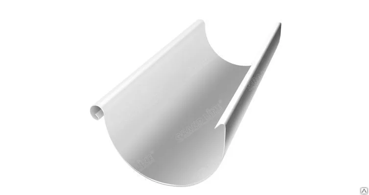 Желоб полукруглый Optima 125 мм 3м RAL 9003