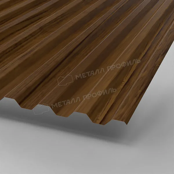Профлист МЕТАЛЛ ПРОФИЛЬ С-21x1000-A Металл Профиль (ECOSTEEL_T_Д-01-ЗолотойДуб-0,5), ЗолотойДуб