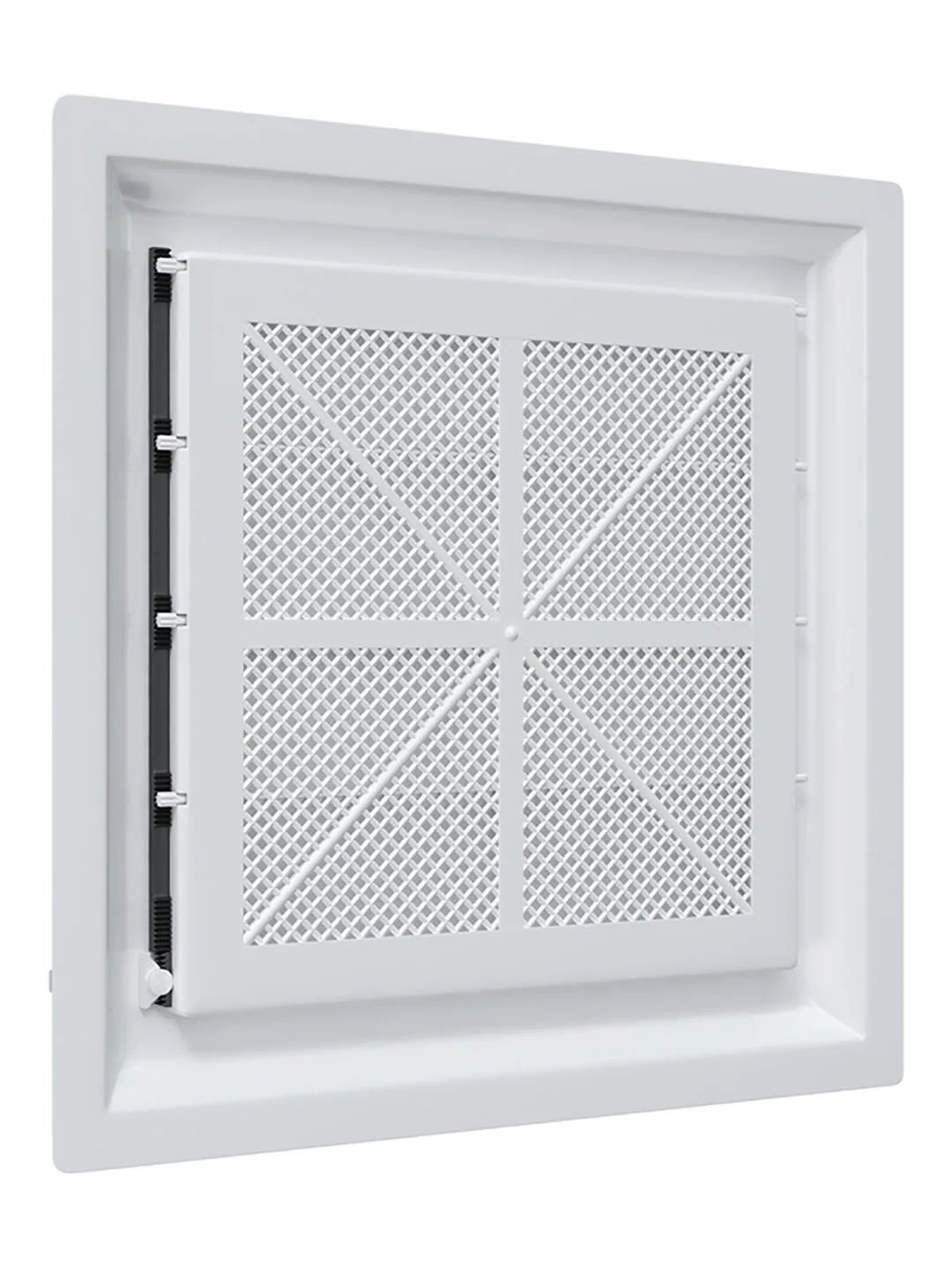 Решетка вентиляционная AIRVENT регулируемая жалюзи 281х281 пластик ERA