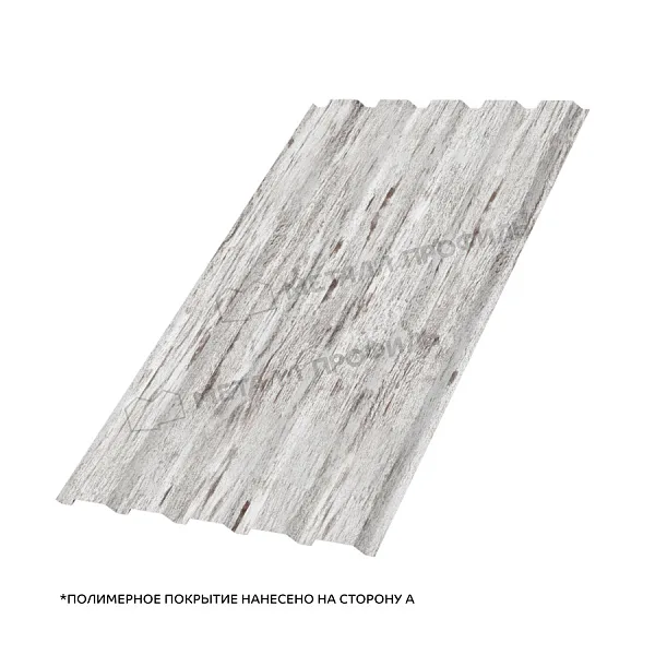 Профлист МЕТАЛЛ ПРОФИЛЬ МП-35х1035-A Металл Профиль (ECOSTEEL_MA-01-Беленый Дуб-0,5), Беленый Дуб