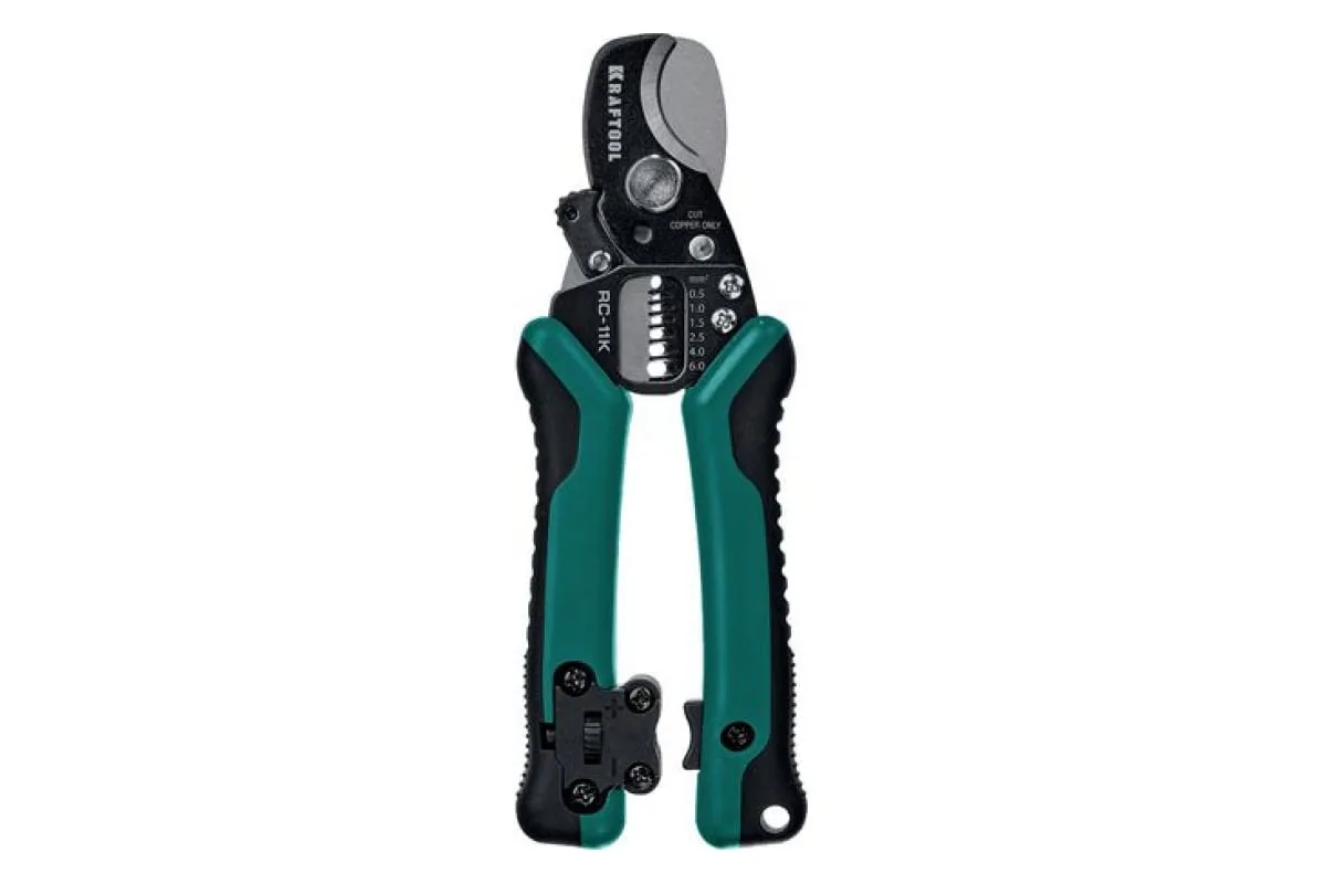 Кабелерез со съемником изоляции Kraftool RC-11K 3в1 (22696-3)