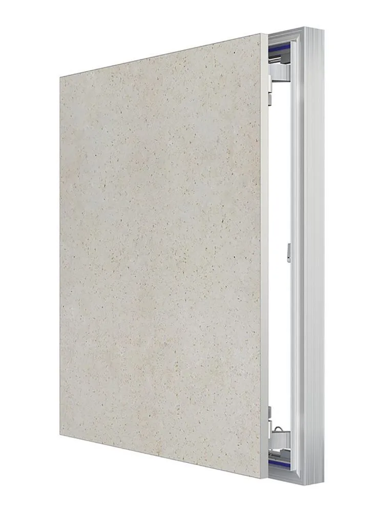 Люк ревизионный D Ceramo Optimum 500х600 скрытый монтаж петля алюминий EVECS