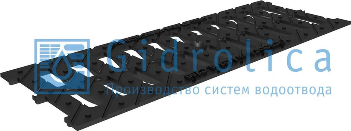 Решетка водоприемная Gidrolica Стандарт (Standart) РВ-15.18,6.50 щелевая чугунная ВЧ, класс С250