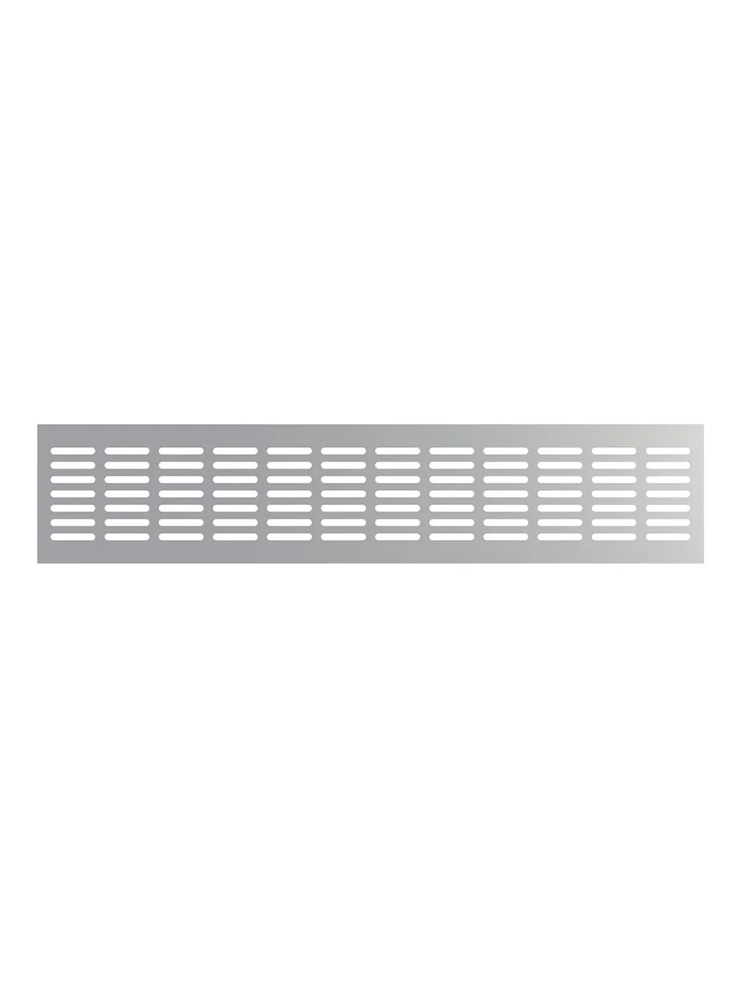 Решетка вентиляционная DP AL сетка переточная 480х100 алюминий Silver ERA