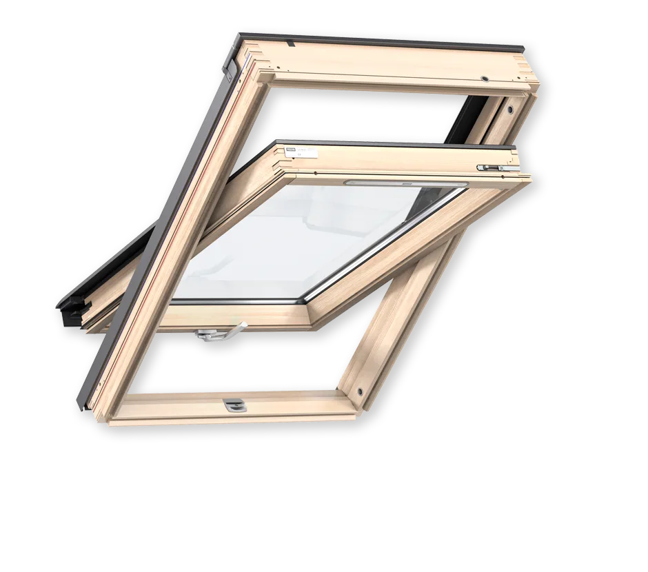 Мансардное окно VELUX КОМФОРТ ПЛЮС GLL 1061b ручка снизу