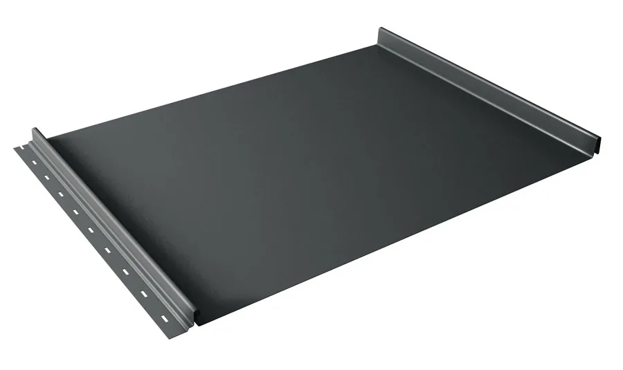 Кликфальц Grand Line 0,5 Drap ТХ с пленкой на замках RAL 7016 антрацитово-серый