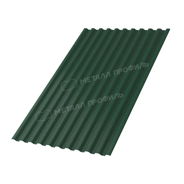 Профлист МЕТАЛЛ ПРОФИЛЬ С-21x1000-A Металл Профиль (ПЭ-01-6005-0,7), RAL6005 Зеленый мох