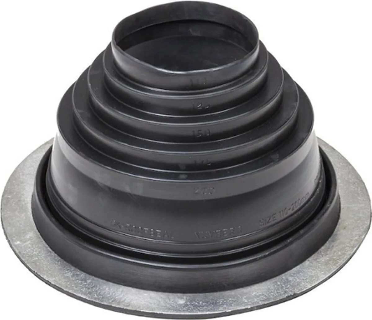 Уплотнитель резиновый Vilpe Roofseal 3 (110-200) для металлических кровель