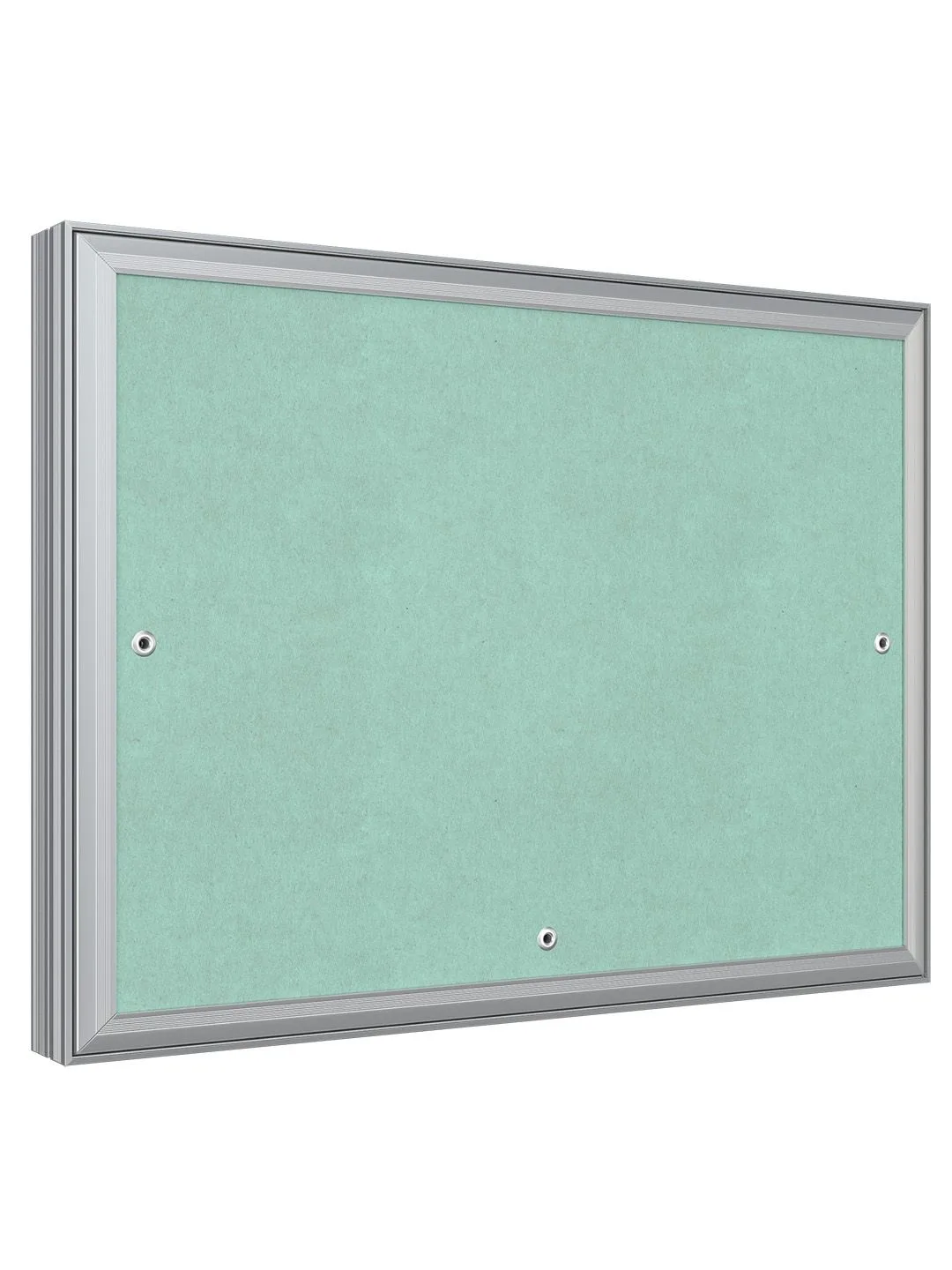 Люк ревизионный D Ceramo Base 400х300 скрытый монтаж съемный алюминий EVECS