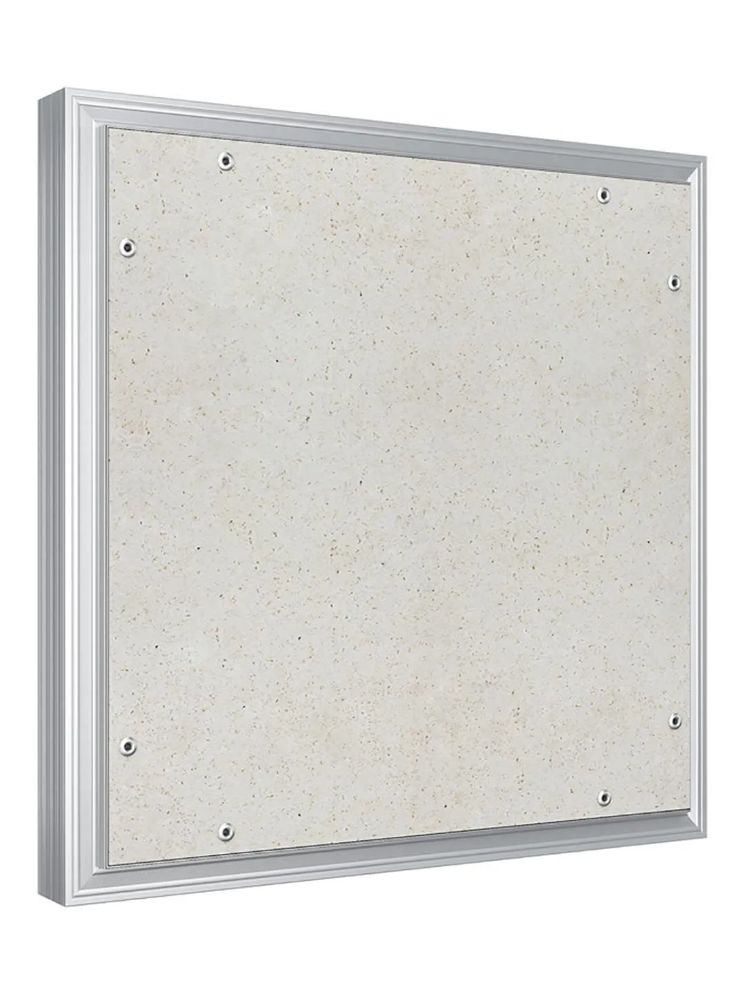 Люк ревизионный D Ceramo Optimum 400х400 скрытый монтаж петля алюминий EVECS