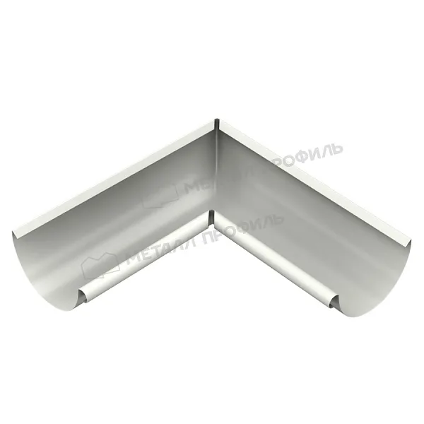 Угол желоба внутренний МЕТАЛЛ ПРОФИЛЬ Foramina PUR D125 Ral 9010