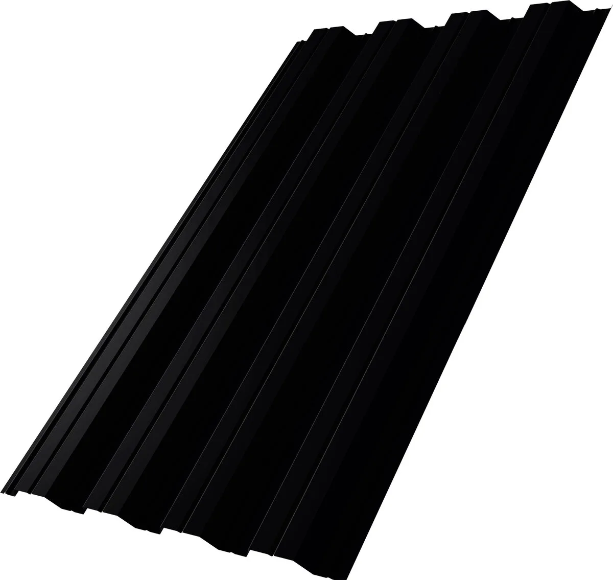 Профнастил НС44A Grand Line 0,5 Drap RAL 9005 черный