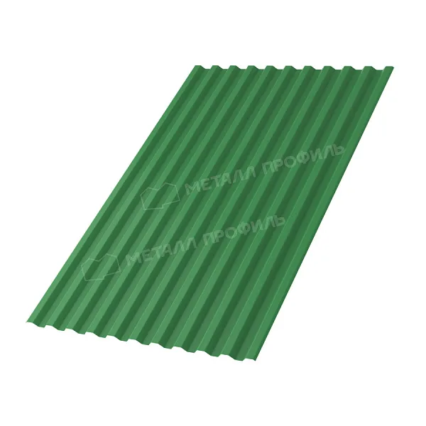 Профлист МЕТАЛЛ ПРОФИЛЬ С-21x1000-A Металл Профиль (ПЭ-01-6002-0,45), RAL6002 Зеленый лист