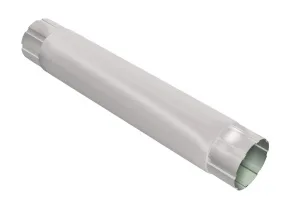 Соединительная труба Optima 125/90 мм 1м Цинк