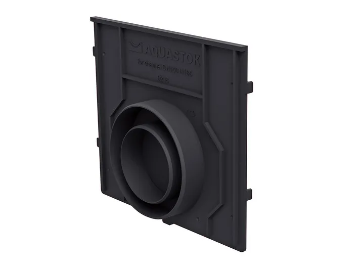 Заглушка торцевая пластиковая для DN150 H80-H185, класс нагрузки Е600 Aquastok (9218)