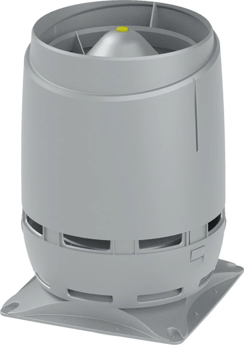 Выход вентиляционный Vilpe Flow 160S с основанием 300x300 светло-серый