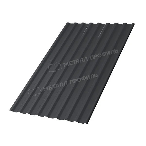Профлист МЕТАЛЛ ПРОФИЛЬ МП-20x1100-R Металл Профиль (VikingMP E-20-7024-0,5), RAL7024 Серый графит
