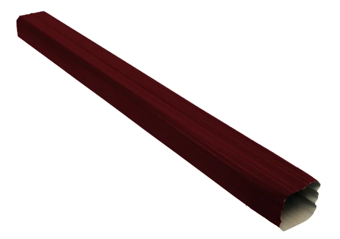 Труба прямоугольная Vortex в1 1м RAL 3005