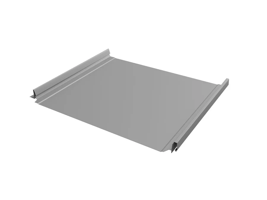 Кликфальц Про Grand Line 0,45 Drap ТХ с пленкой на замках RAL 7004 сигнальный серый