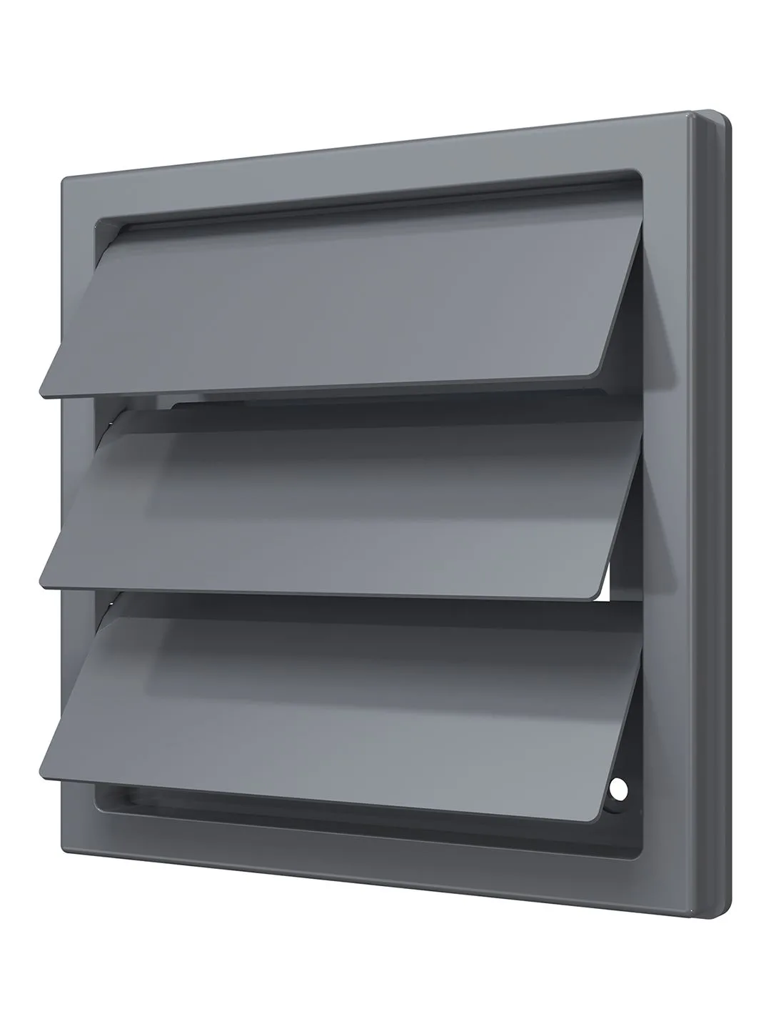 Выход стенной КФ фланец 55х110 жалюзи 150х150 ASA Gray ERA