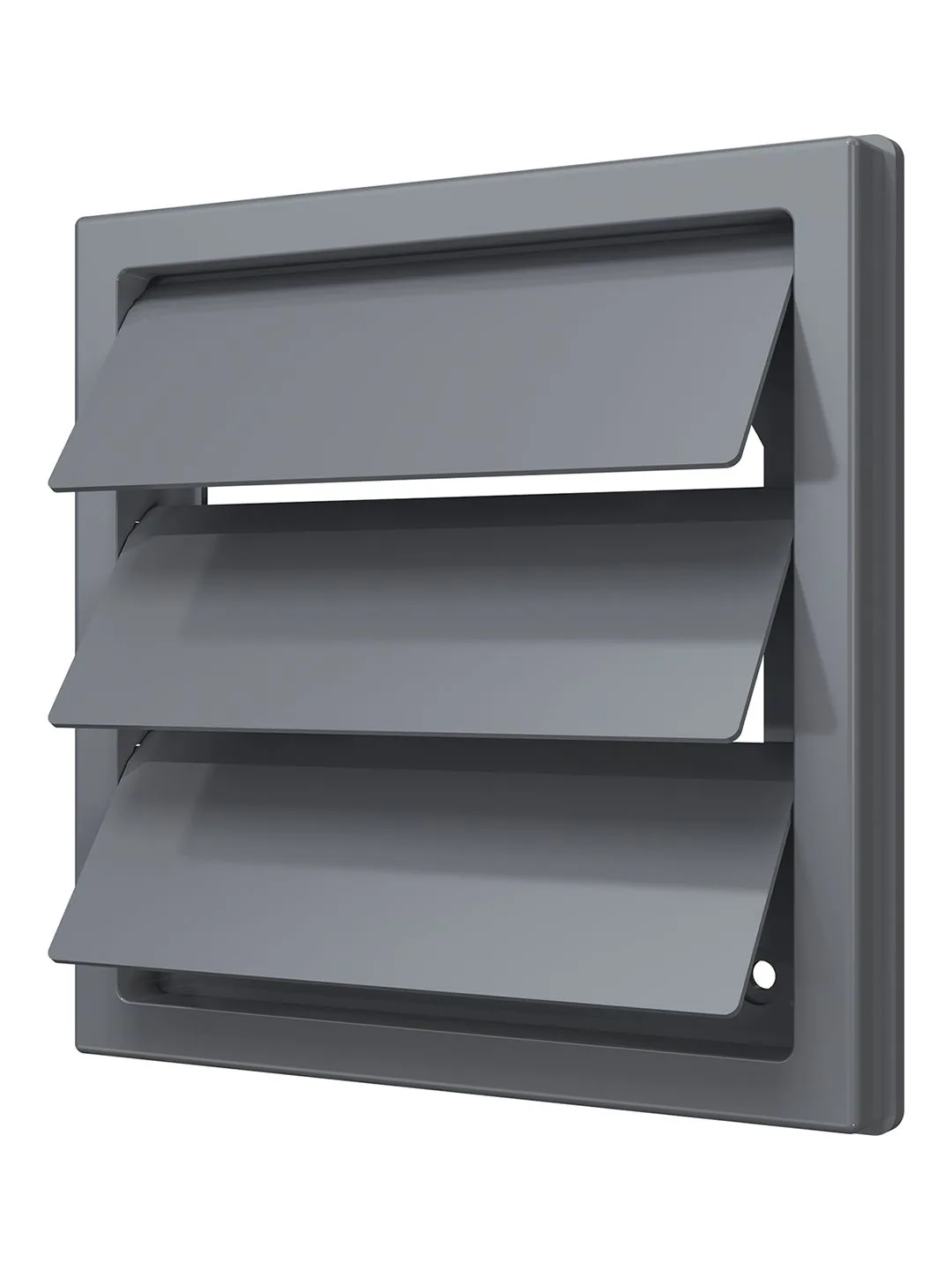 Выход стенной КФ фланец D125 жалюзи 150x150 ASA Gray ERA