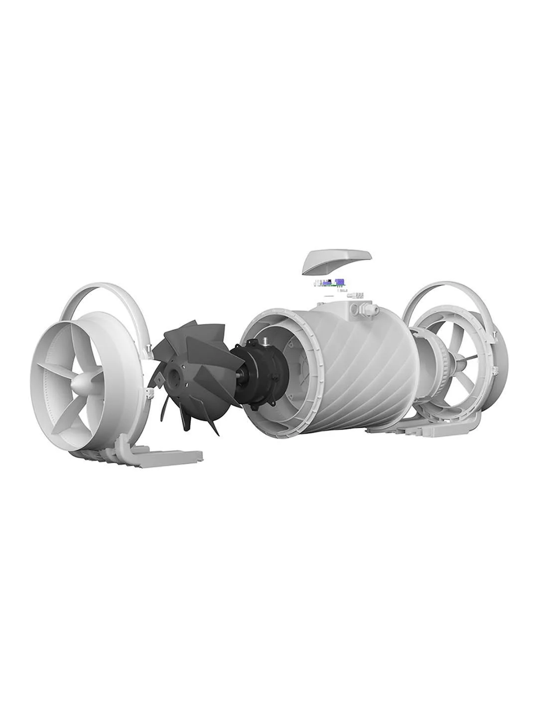 Вентилятор канальный TYPHOON D200 осевой двухскоростной ERA PRO