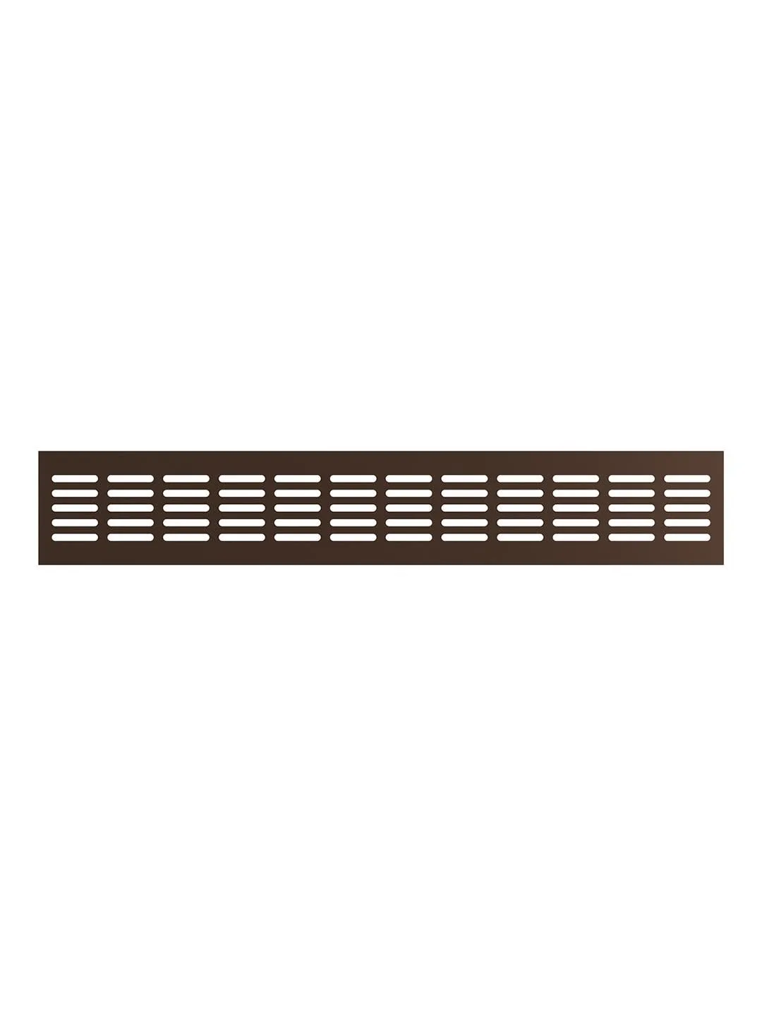 Решетка вентиляционная DP AL сетка переточная 480х80 алюминий Dark bronze ERA
