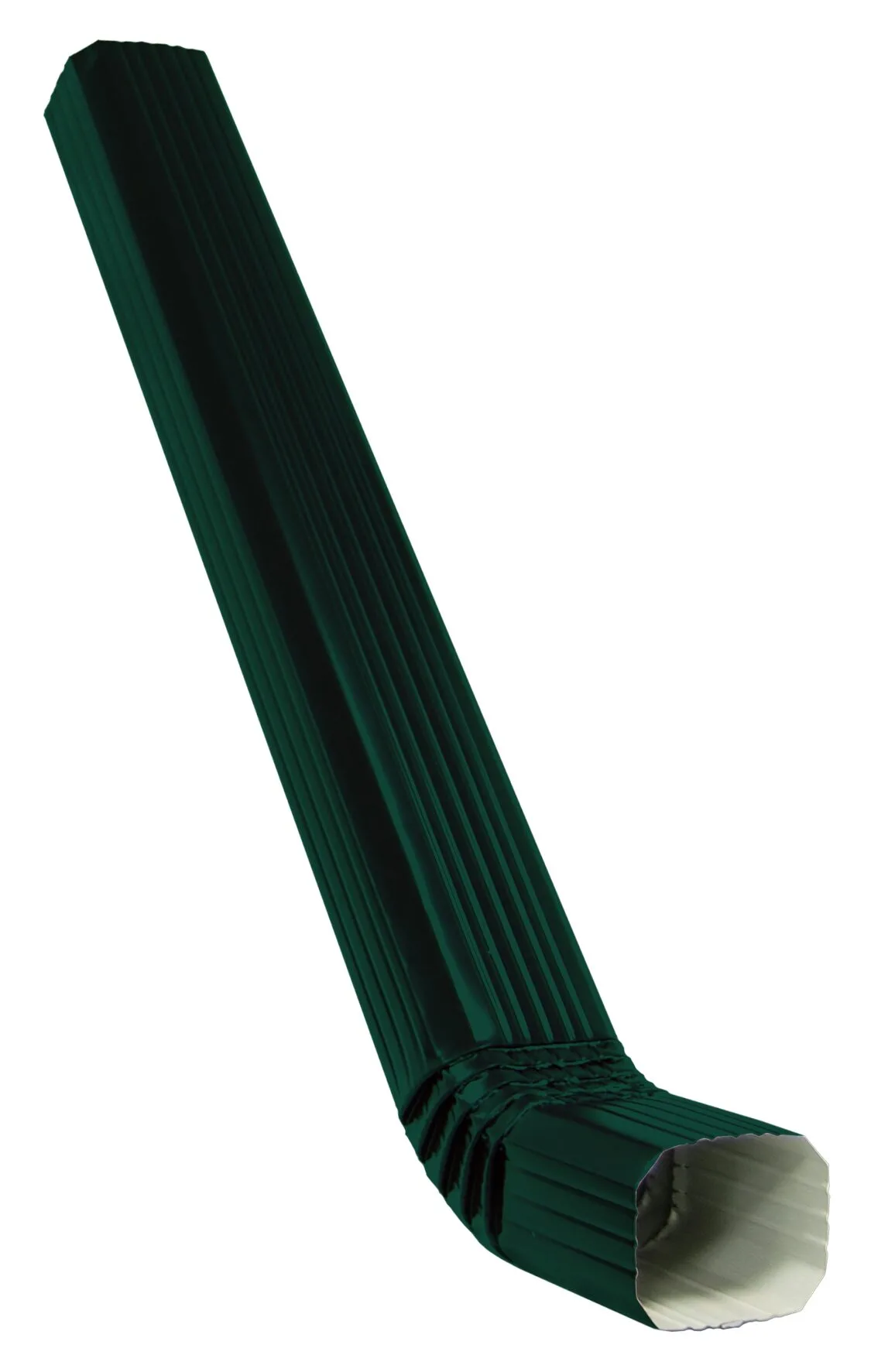 Труба прямоугольная с коленом Vortex в1 3м RAL 6005