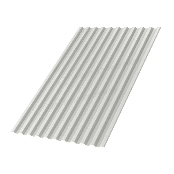 Профлист МЕТАЛЛ ПРОФИЛЬ С-21x1000-A Металл Профиль (ПЭ-01-9002-0,45), RAL9002 Серо-белый
