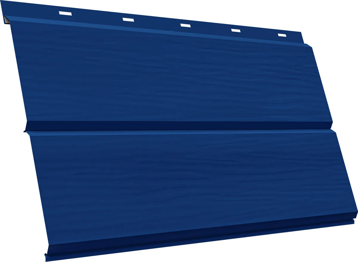 ЭкоБрус новый 3D Grand Line 0,45 ПЭ с пленкой RAL 5005 сигнальный синий