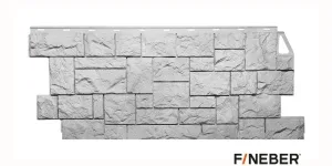 Фасадная панель FineBer Камень дикий, Мелованный